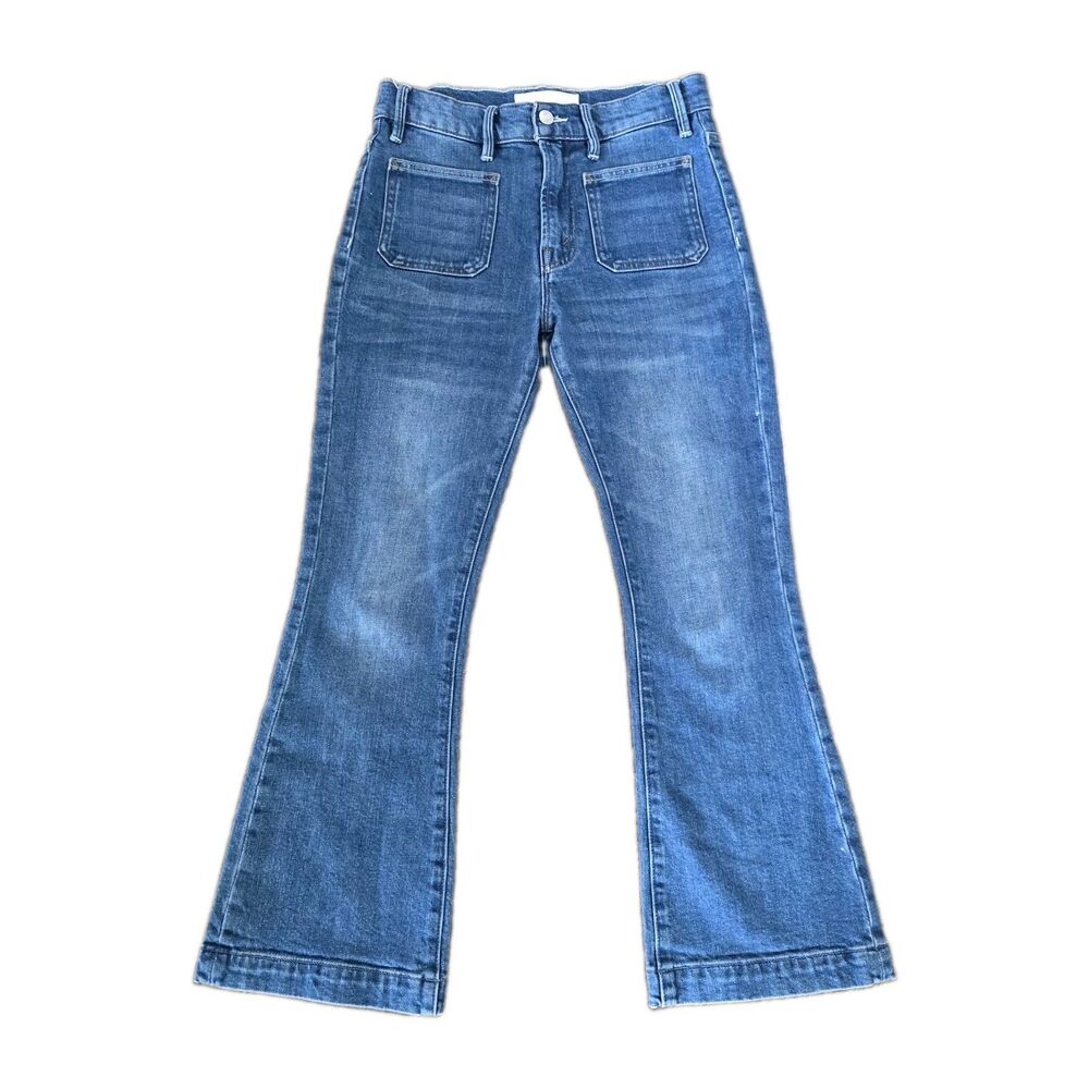 mother superior jeans 27 Insider Crop 1157-173 Not Rough Enough Wash